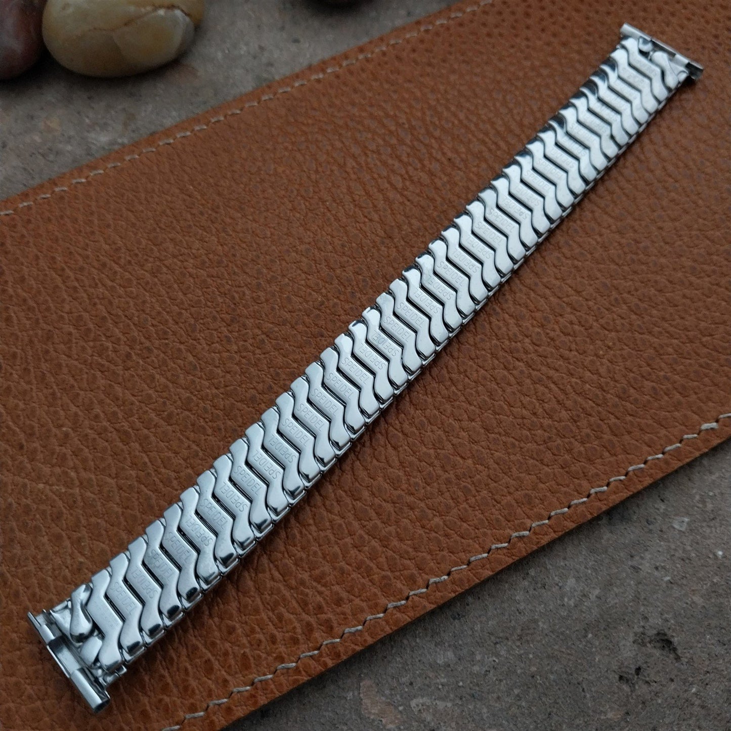 Extra Long 1954 10k White Gold-Filled Speidel First Nighter Vintage Watch Band