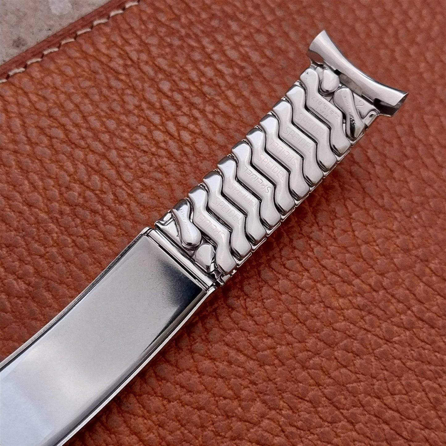 1953 19mm 18mm 16mm White Gold-Fill Speidel Photo Locket NOS Vintage Watch Band