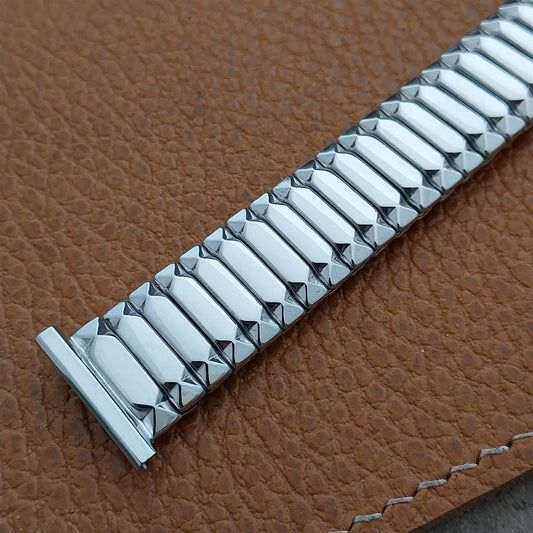 1954 10k White Gold-Filled Speidel First Nighter nos Vintage Watch Band