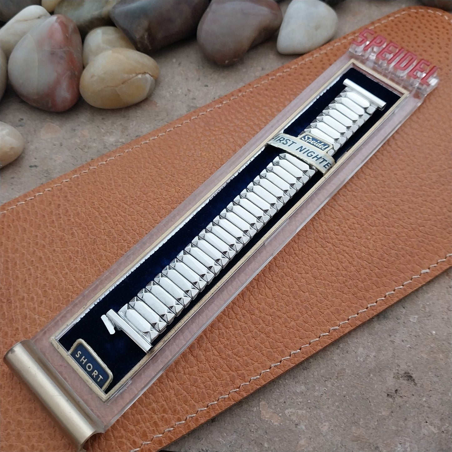 1954 10k White Gold-Filled Speidel First Nighter nos Vintage Watch Band