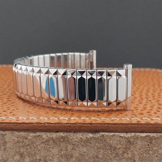 1960 Short 10k White Gold-Filled Speidel First Nighter nos Vintage Watch Band