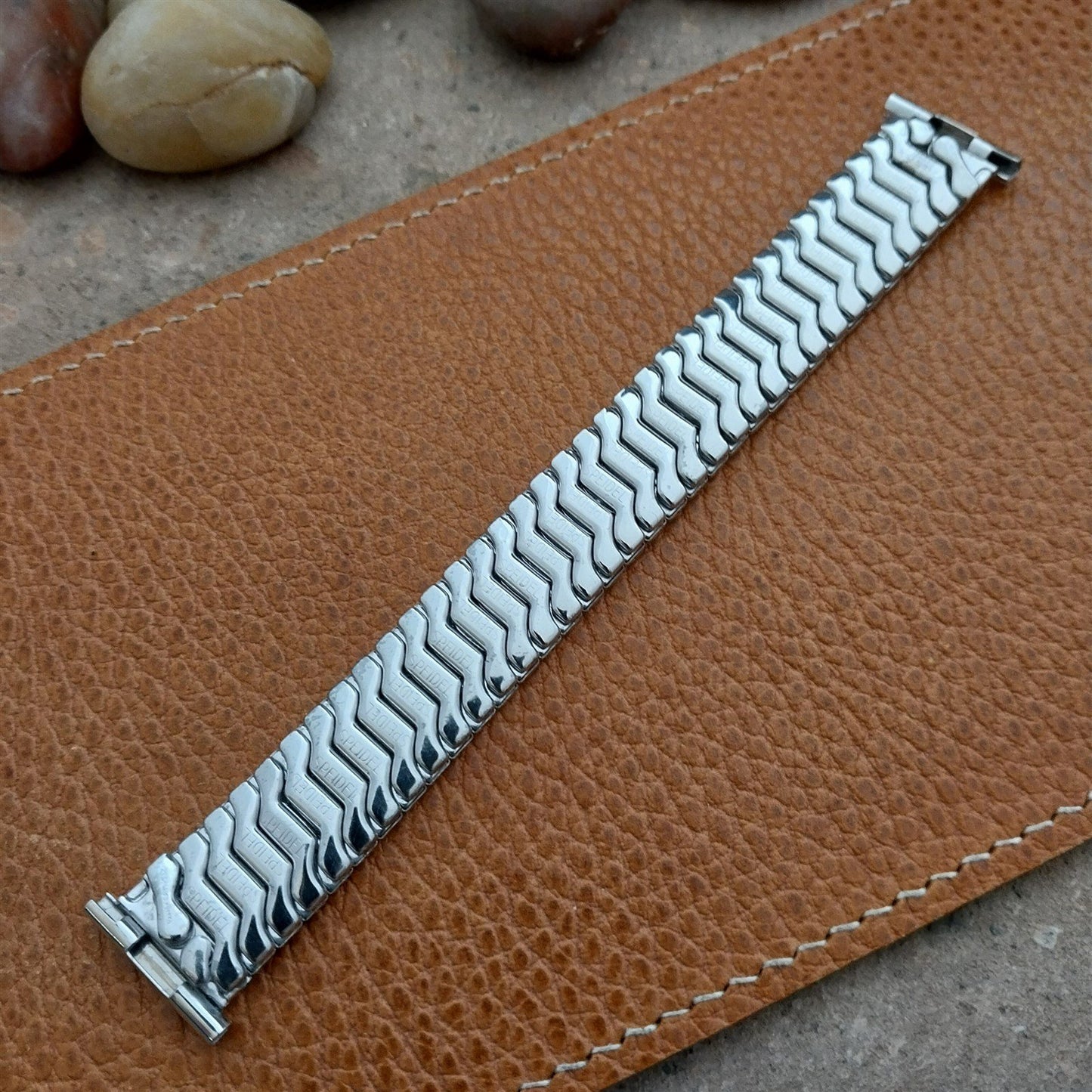 1952 10k White Gold-Filled Speidel Expansion Castile Unused Vintage Watch Band