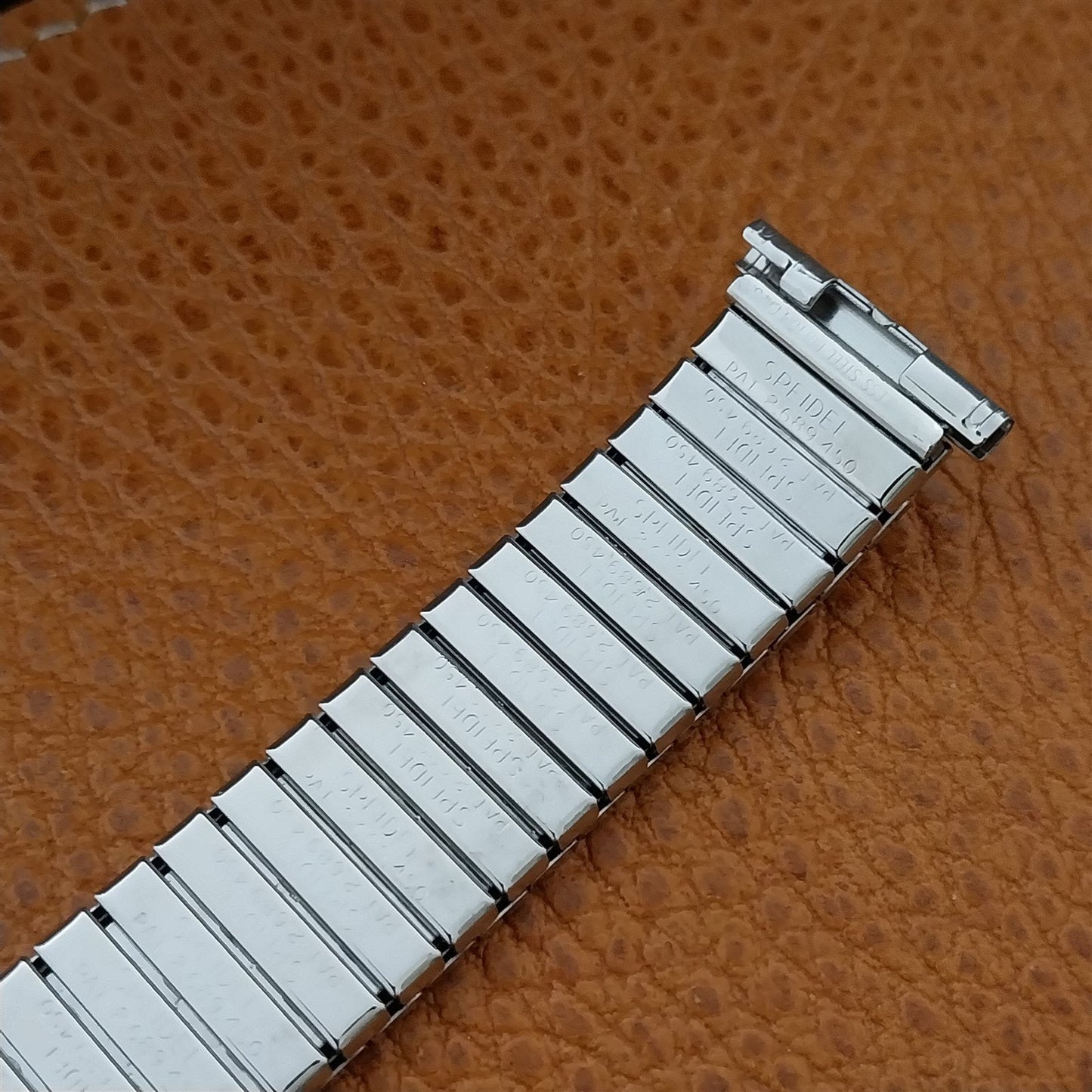 1963 Speidel Meteor Long Stainless Steel Twistoflex nos Vintage Watch Band