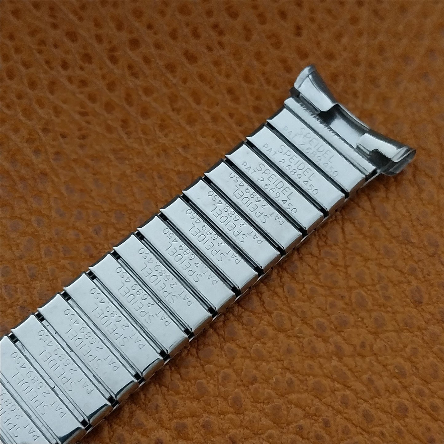 Vintage Long 1963 Speidel Thunderbird Stainless Unused 19mm 18mm 17mm Watch Band