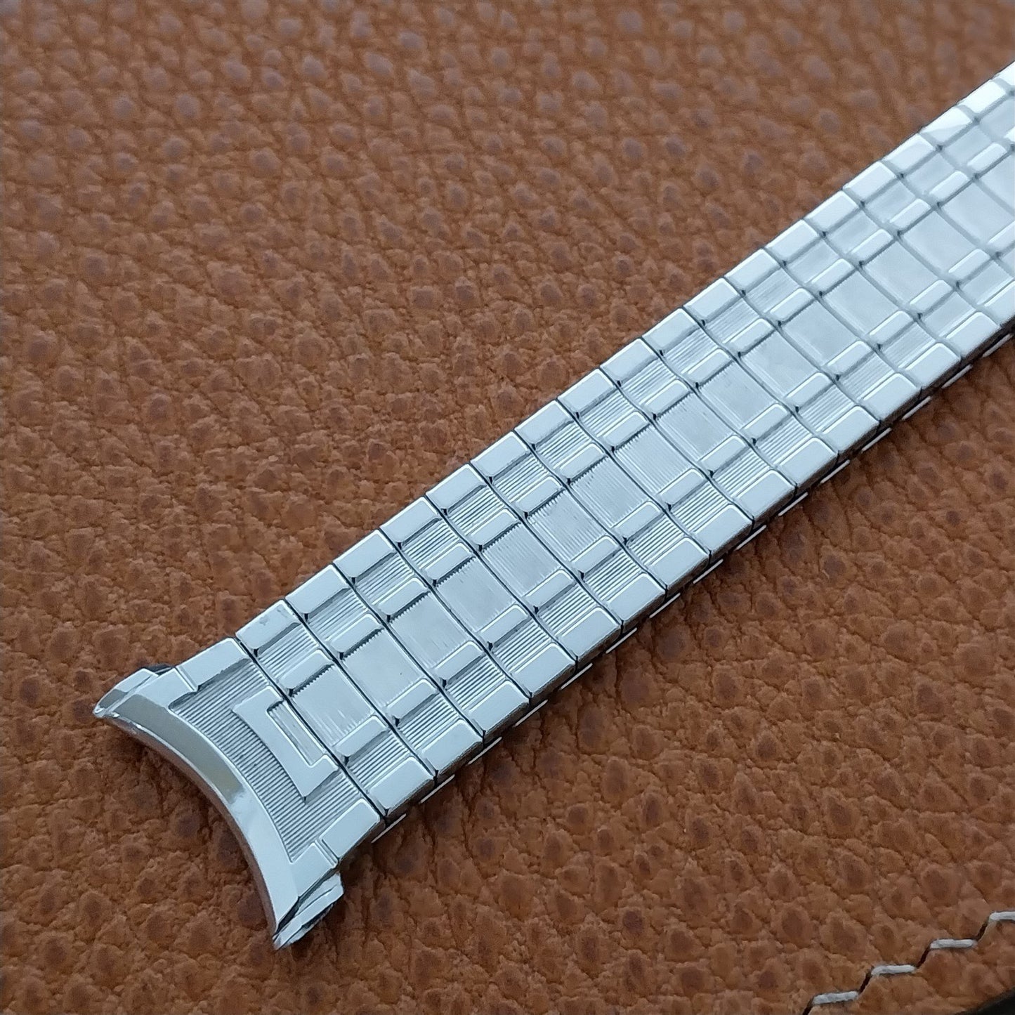 1961 Speidel Elegante 10k White Gold-Filled Expansion Vintage Watch Band