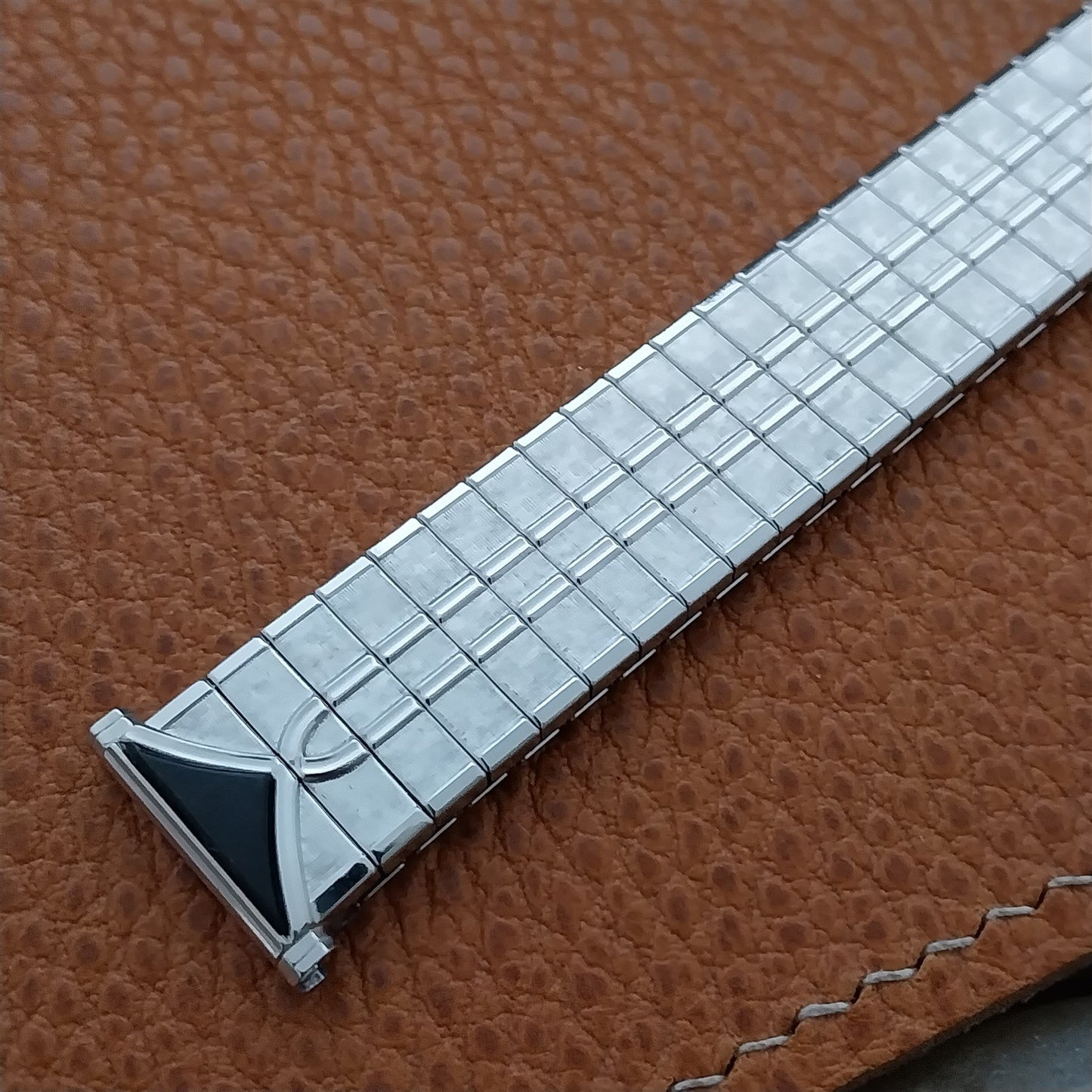 1961 White Gold Filled Speidel Astro-Jet Twistoflex Expansion Vintage Watch Band