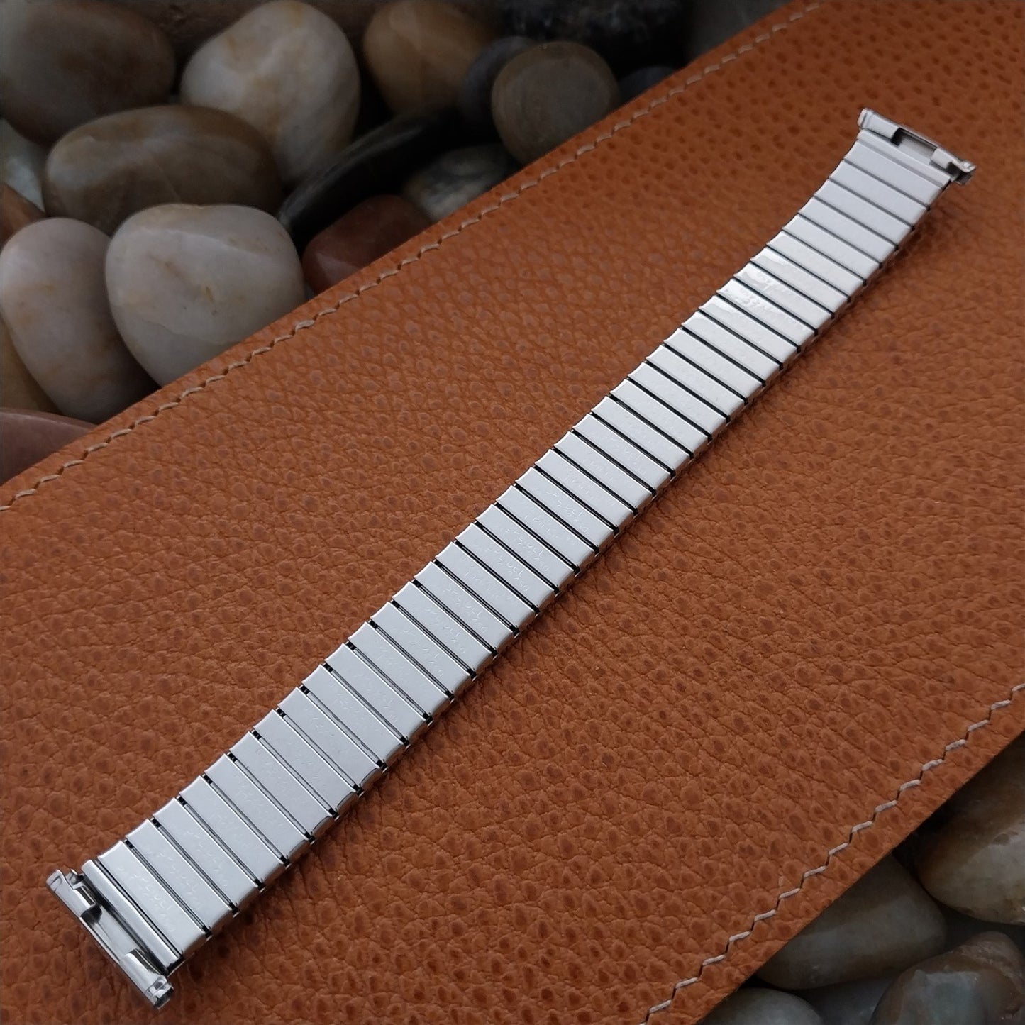 1961 White Gold Filled Speidel Astro-Jet Twistoflex Expansion Vintage Watch Band