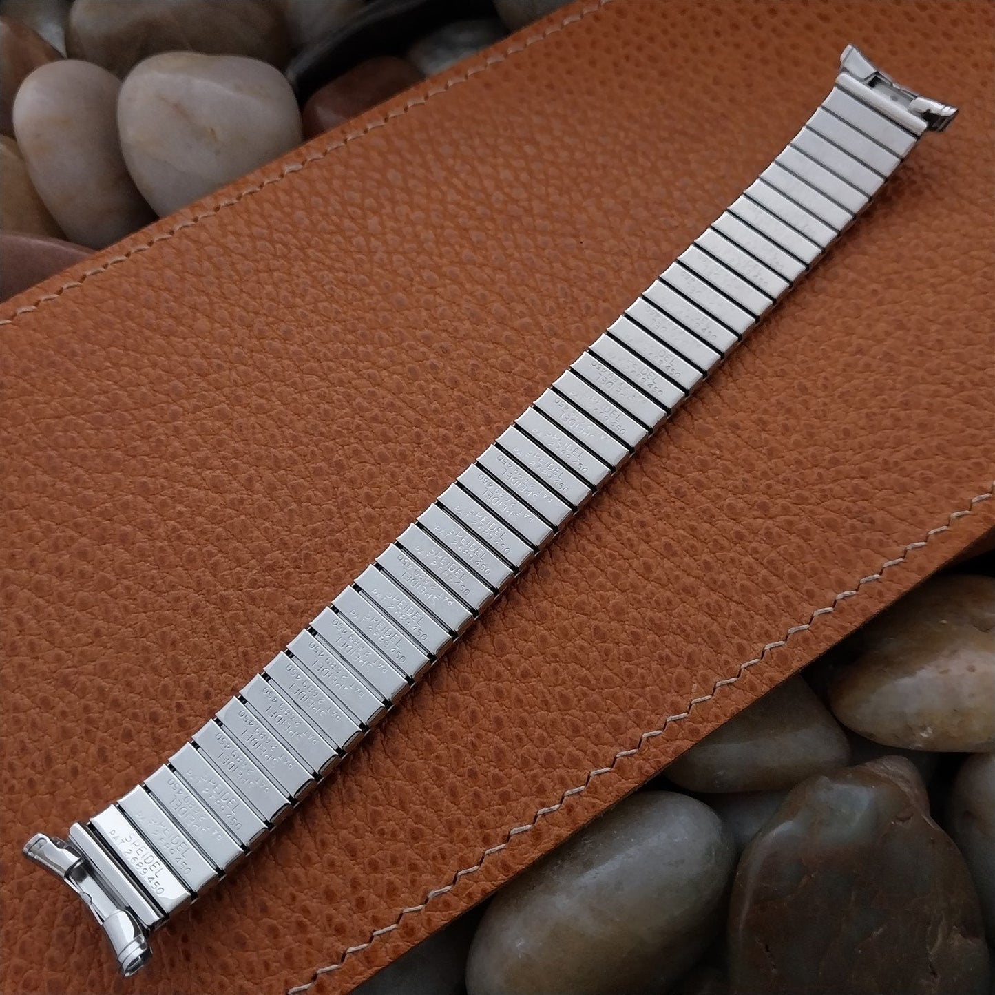 Long Speidel Fullback Stainless Steel Twistoflex 1960s Vintage Watch Band