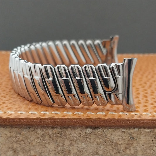 1950s Stainless Steel Short Scissor-Expansion Foster Unused Vintage Watch Band