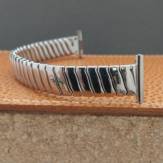 19mm 17mm 15mm Foster Stainless Steel Classic Stretch 1950s Unused Watch Band