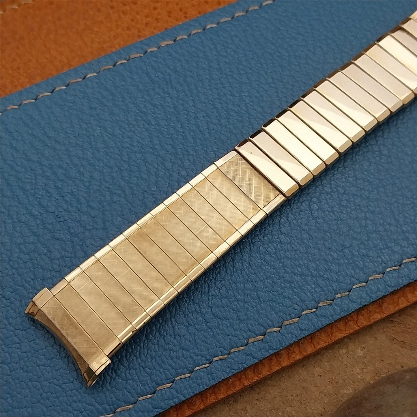 Vintage 19mm 18mm 17mm Gold-Filled Baldwin Classic Stretch 1960s Watch Band