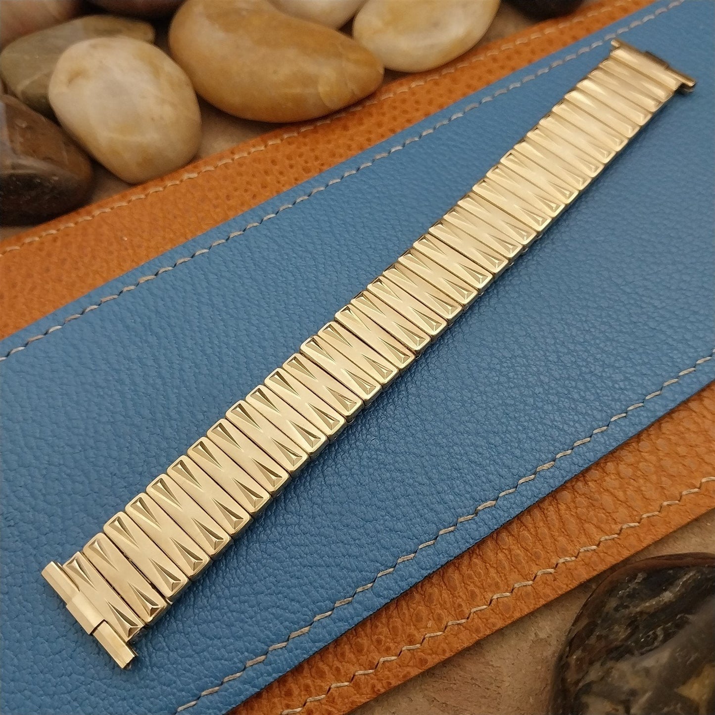 10K Yellow Gold-Filled 19mm 18mm 16mm Baldwin Unused 1960s Vintage Watch Band