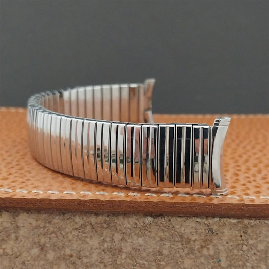 Vintage Short 19mm 18mm 17mm Stainless 1969 Speidel Linesman Unused Watch Band