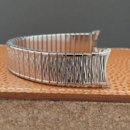 19mm 18mm 17mm Stainless Steel 1970s Speidel Valencia Unused Watch Band