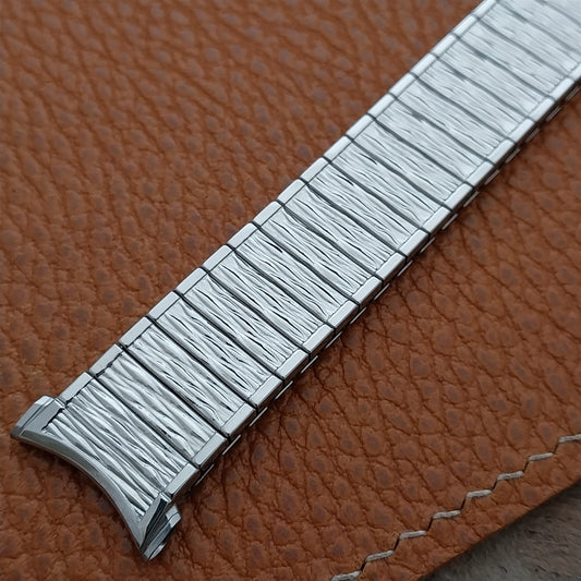 19mm 18mm 17mm Stainless Steel 1970s Speidel Valencia Unused Watch Band
