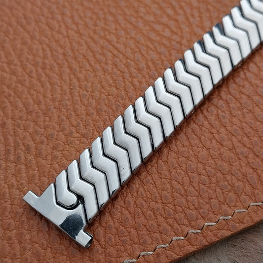 Vintage 19mm 17mm 15mm Glen Stainless Steel Classic Stretch 1950s NOS Watch Band