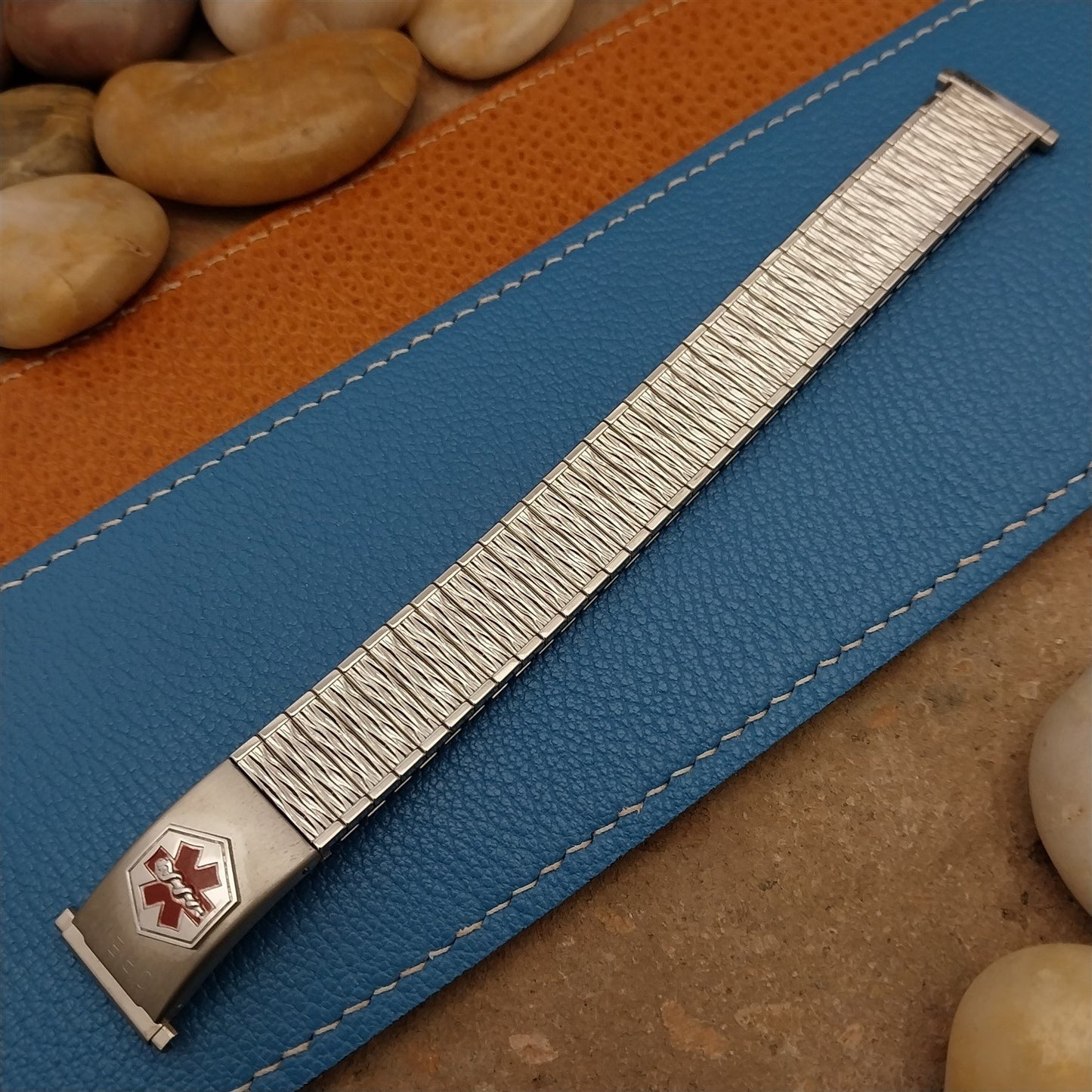 Speidel USA Medilog Stainless Steel Valencia 19mm nos Vintage Watch Band