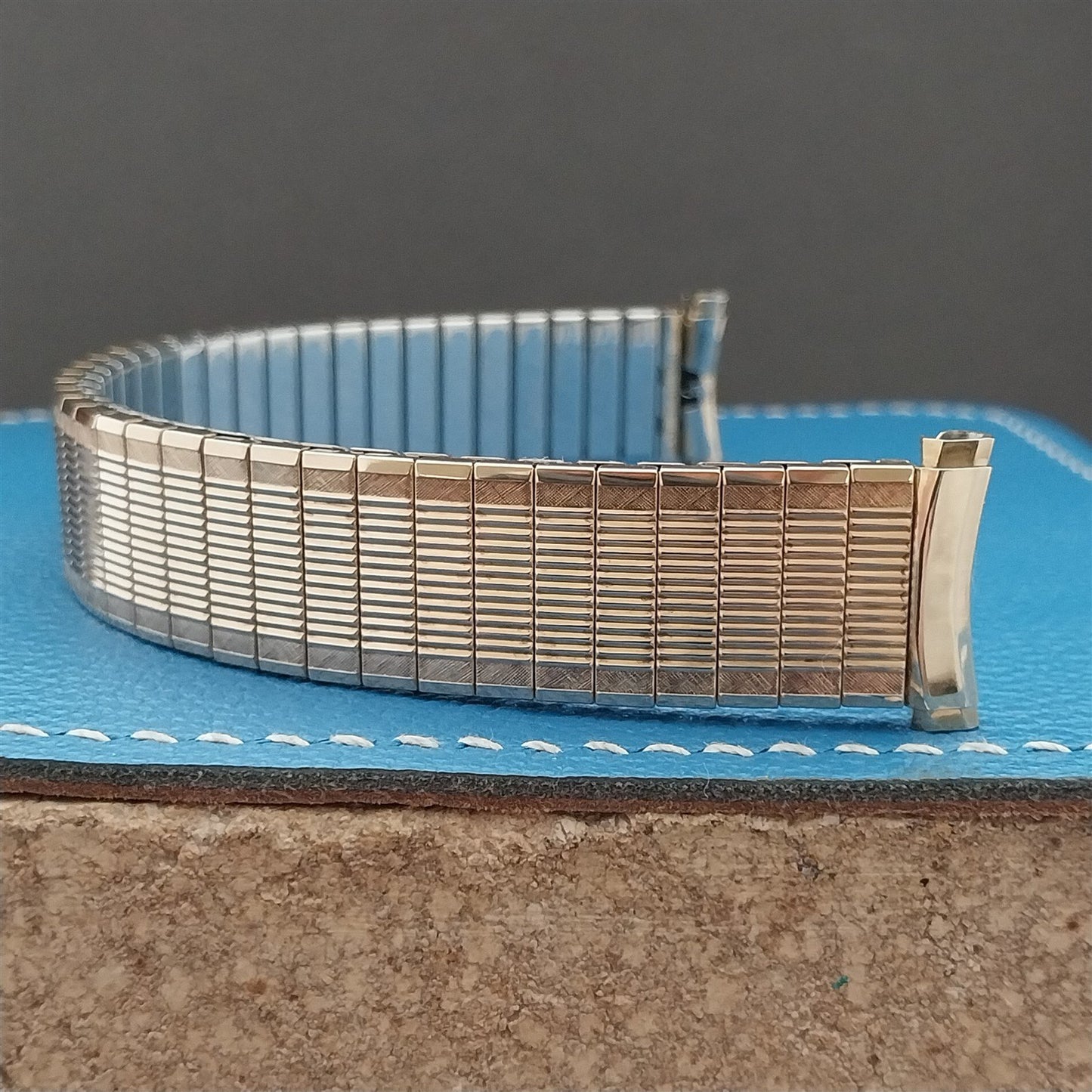 70s Vintage Long Yellow Gold-RGP Classic Speidel nos 17mm 18mm 19mm Watch Band