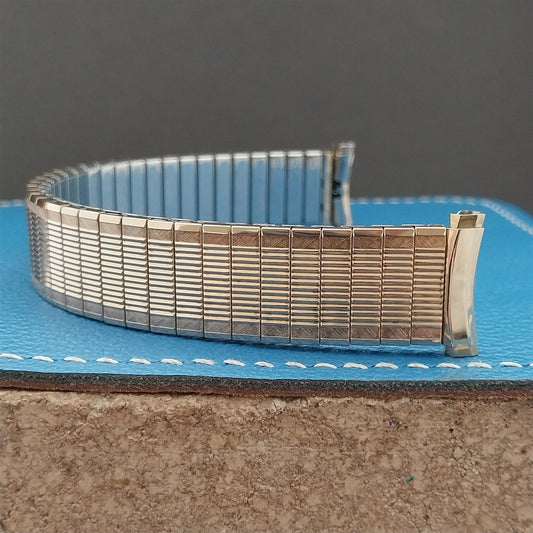 70s Vintage Long Yellow Gold-RGP Classic Speidel nos 17mm 18mm 19mm Watch Band