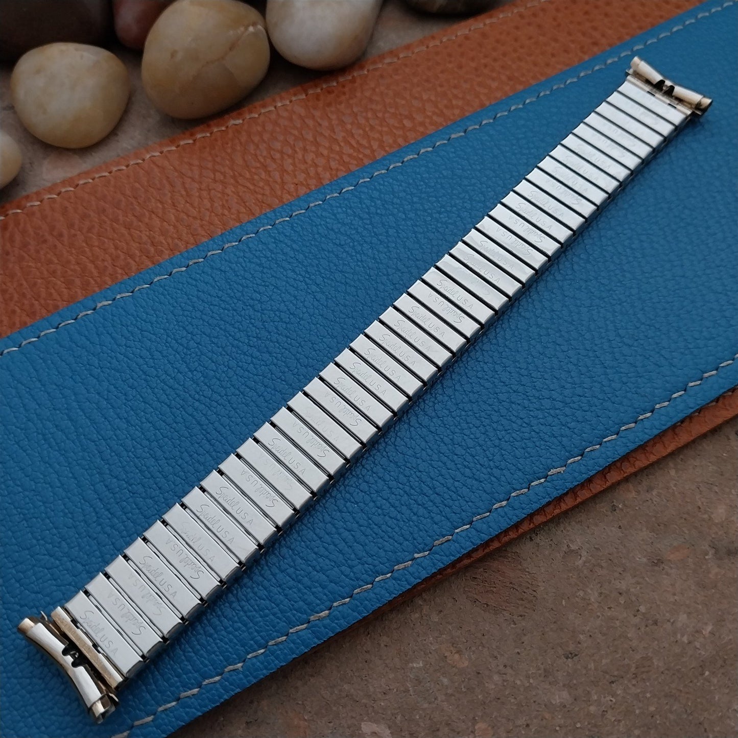 70s Vintage Long Yellow Gold-RGP Classic Speidel nos 17mm 18mm 19mm Watch Band