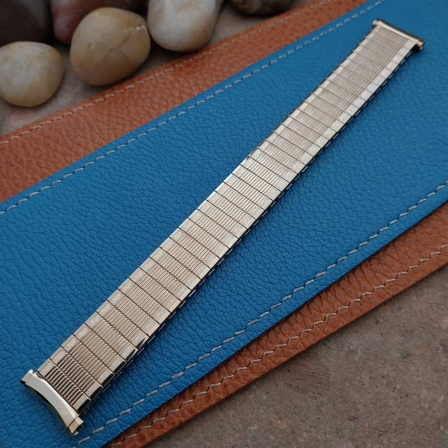 70s Vintage Long Yellow Gold-RGP Classic Speidel nos 17mm 18mm 19mm Watch Band