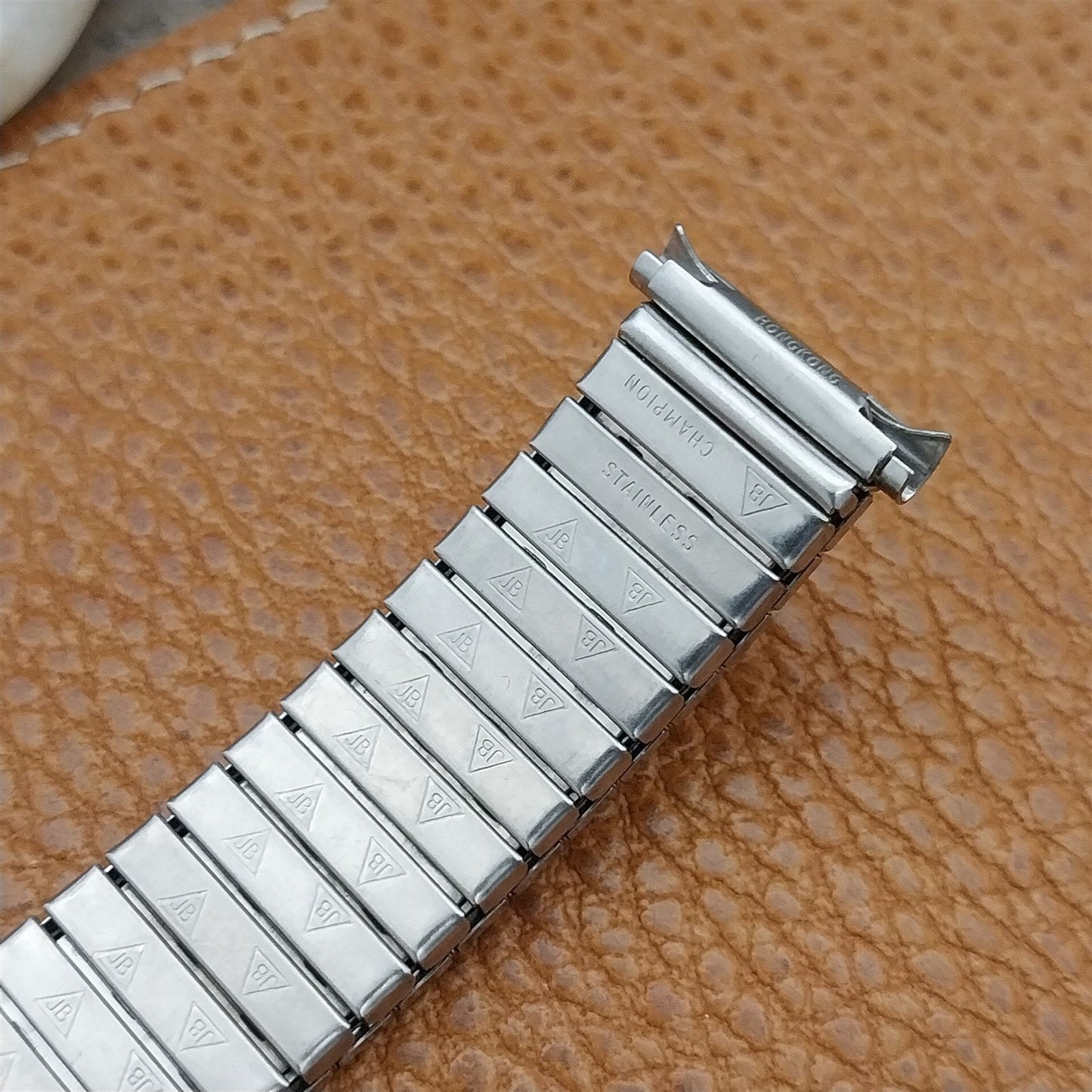 JB Champion Stainless Steel Expansion 1970s Vintage Watch Band 16mm 18mm 19mm