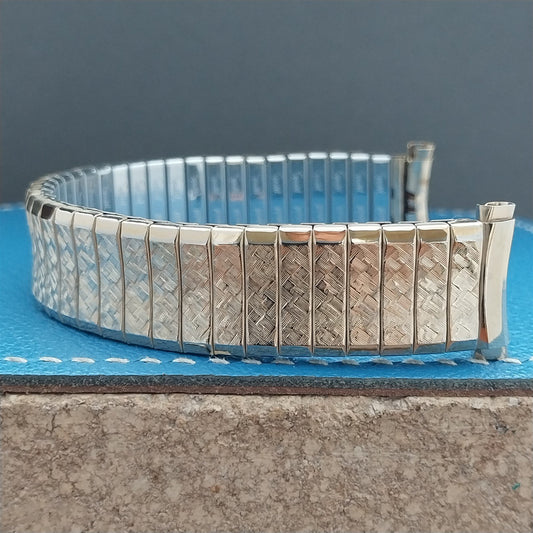 19mm 18mm 17mm 1980s Gold-Tone Speidel Fairway Vintage Watch Band
