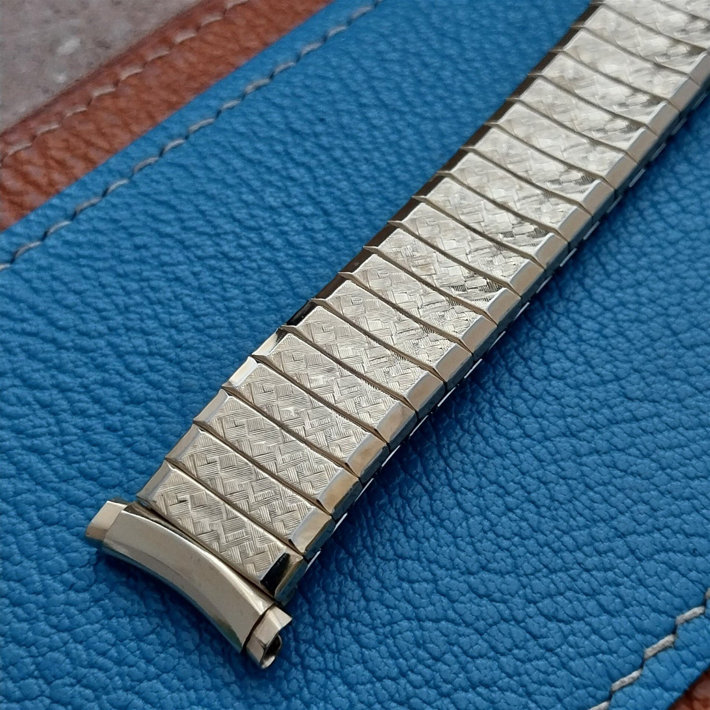 19mm 18mm 17mm 1980s Gold-Tone Speidel Fairway Vintage Watch Band