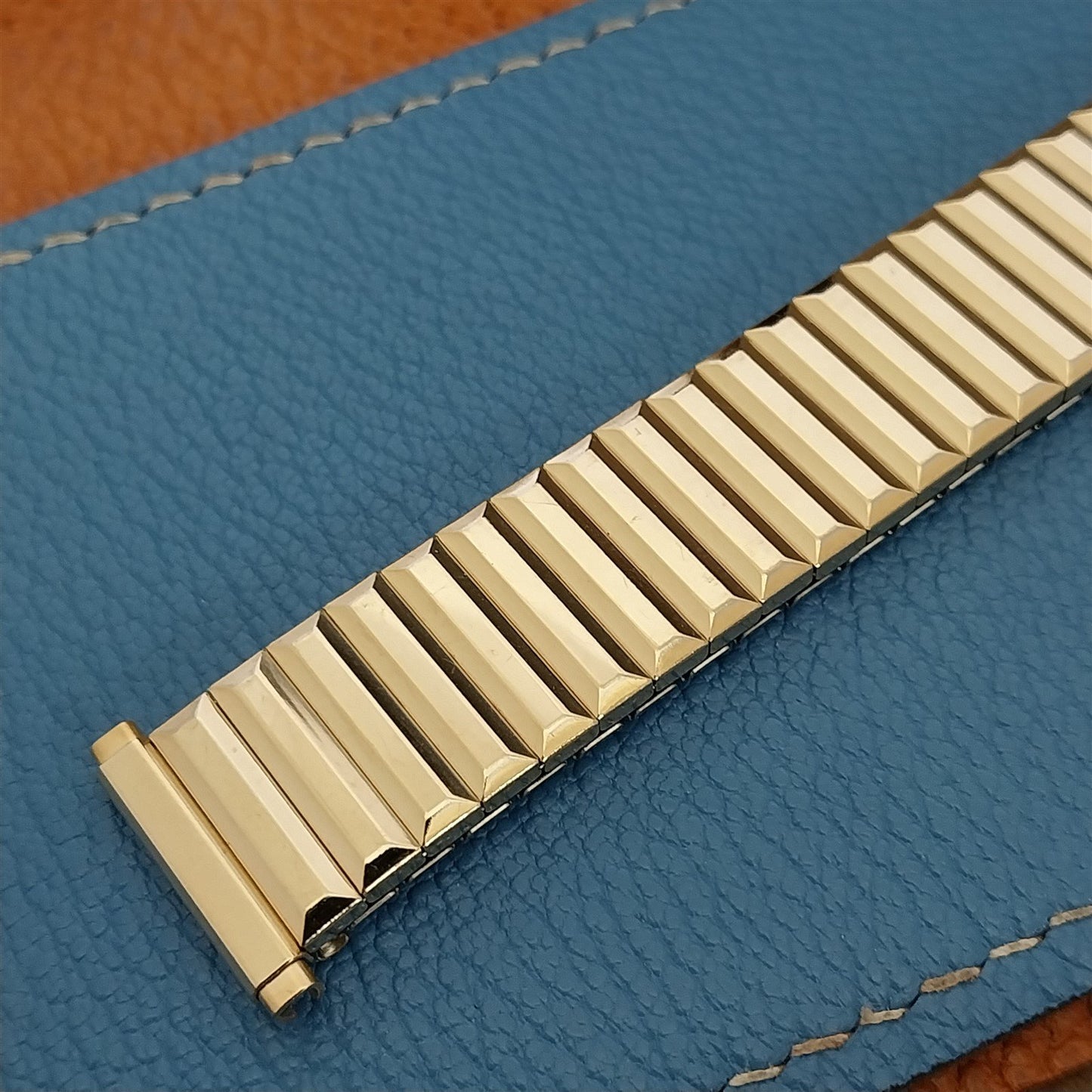 19mm 18mm 16mm 1970s Rolled Gold Plate Speidel Fullback nos Vintage Watch Band