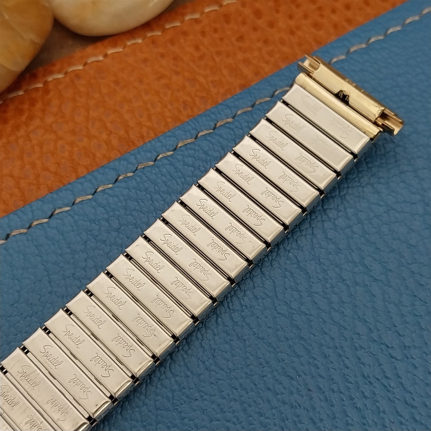 19mm 18mm 16mm 1970s Rolled Gold Plate Speidel Fullback nos Vintage Watch Band