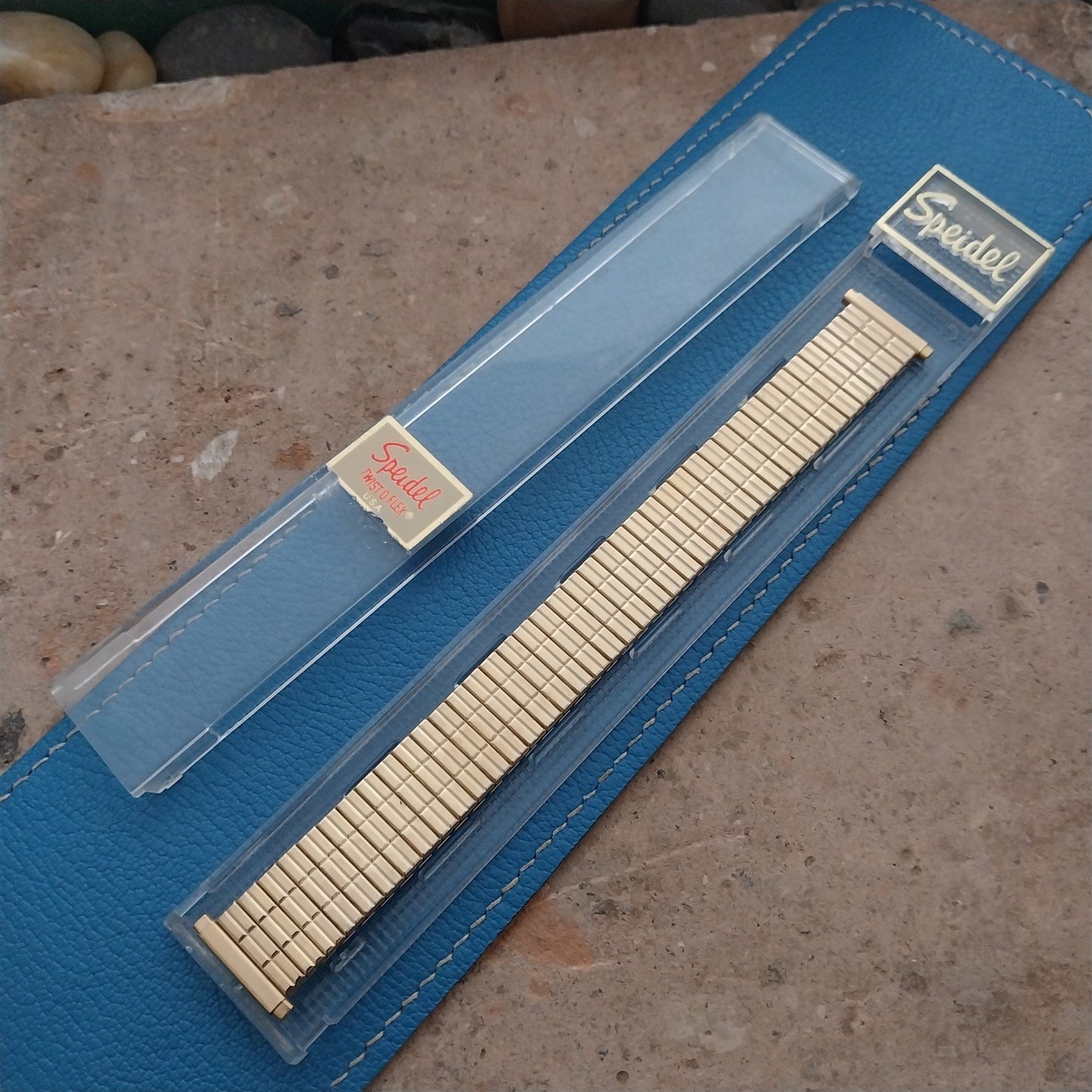 16mm 18mm 19mm Classic Speidel Gold RGP long Expansion 1970s Unused Watch Band