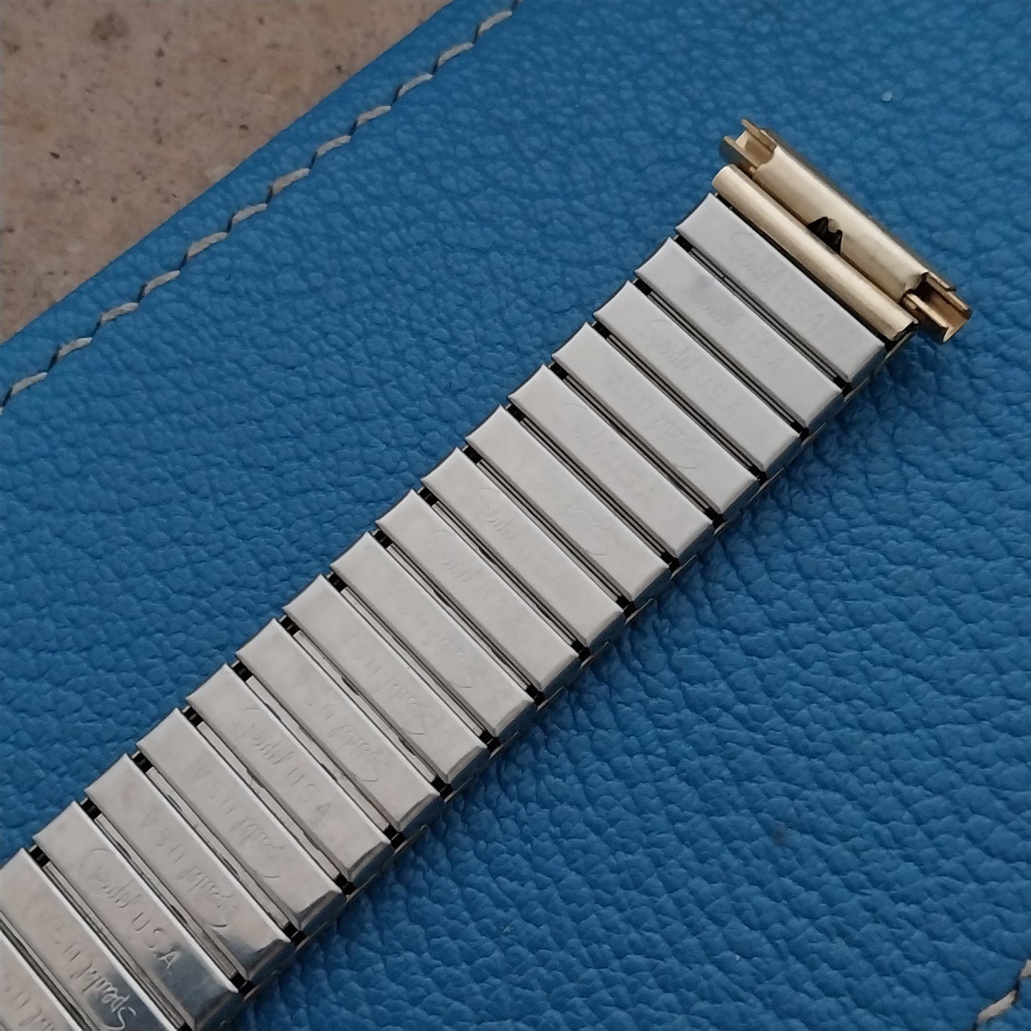 16mm 18mm 19mm Classic Speidel Gold RGP long Expansion 1970s Unused Watch Band