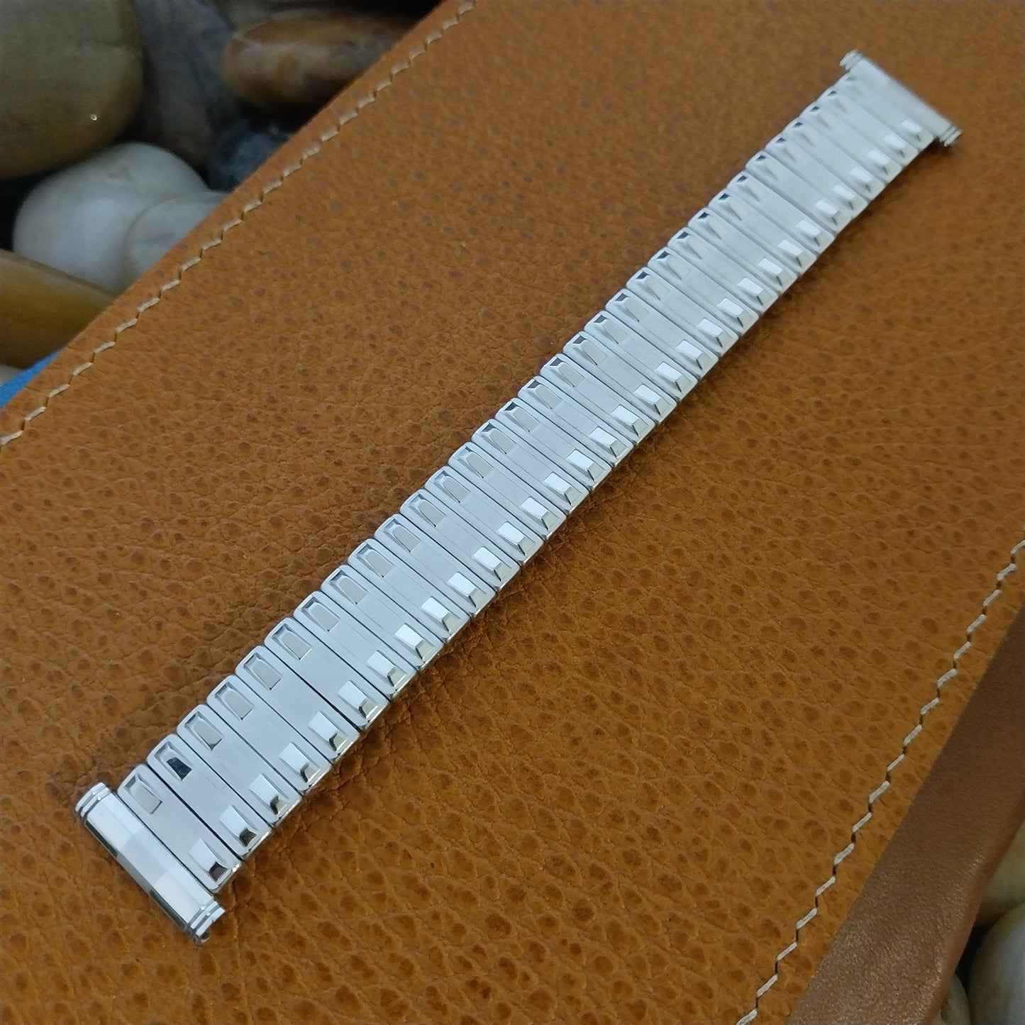 Vintage 19mm 18mm 16mm Kreisler White Gold-Filled mcm Unused 1960s Watch Band