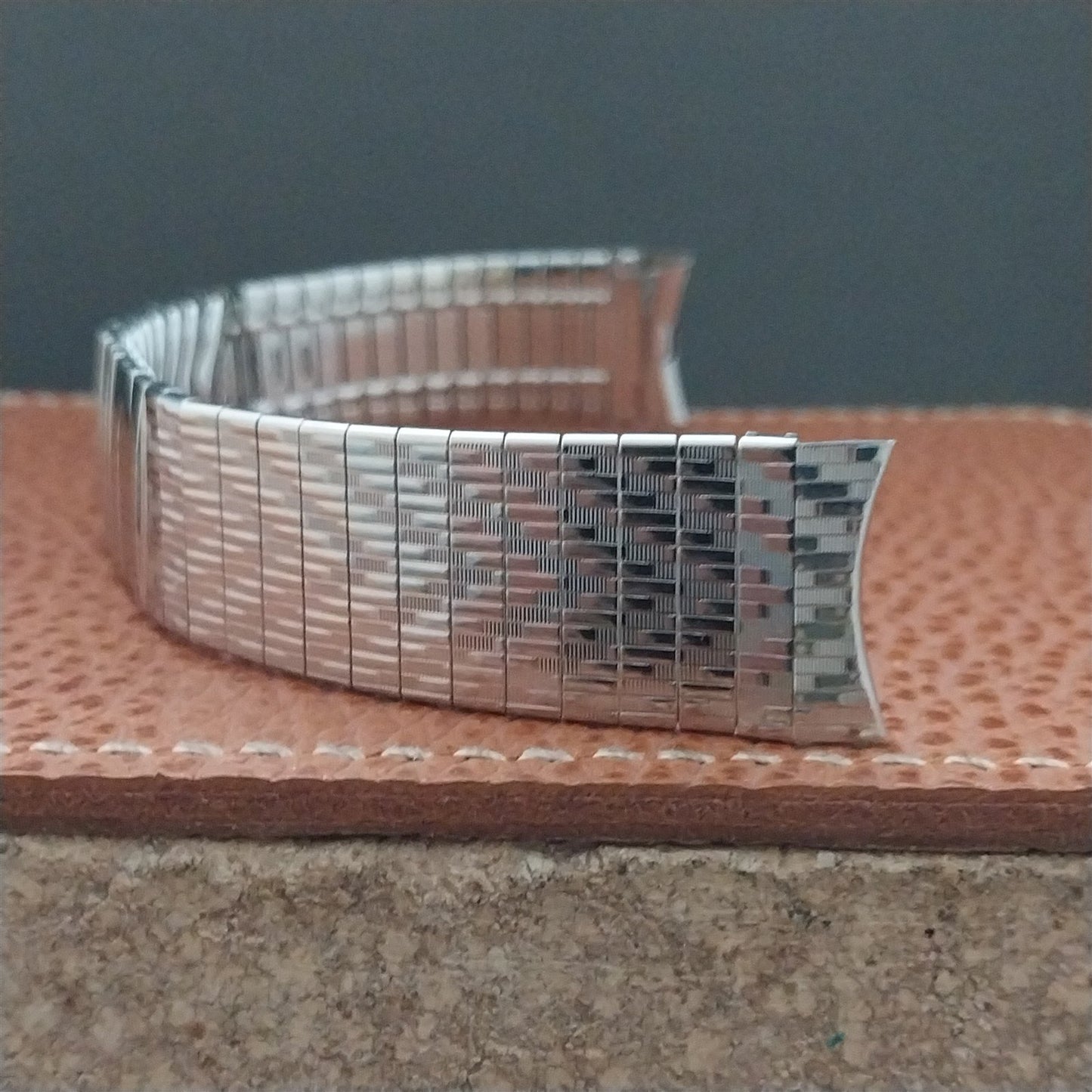 17.2mm 11/16" Stainless Steel Kreisler Stelux Unused 1960s Vintage Watch Band