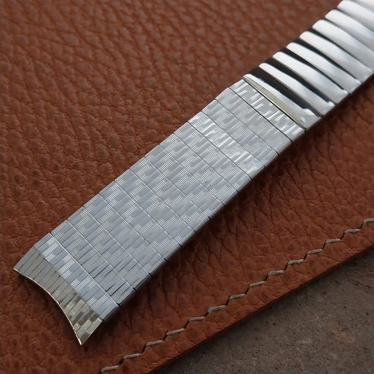 17.2mm 11/16" Stainless Steel Kreisler Stelux Unused 1960s Vintage Watch Band