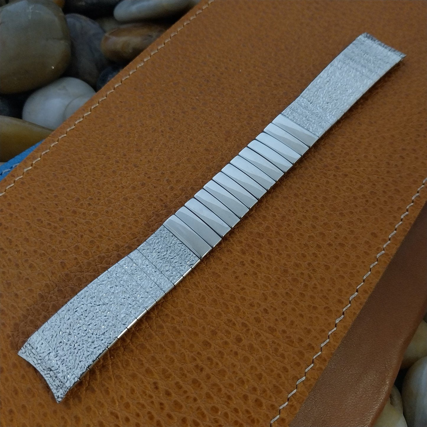 17.2mm 11/16 Stainless Steel Kreisler Stelux Unused 1960s Vintage Watch Band