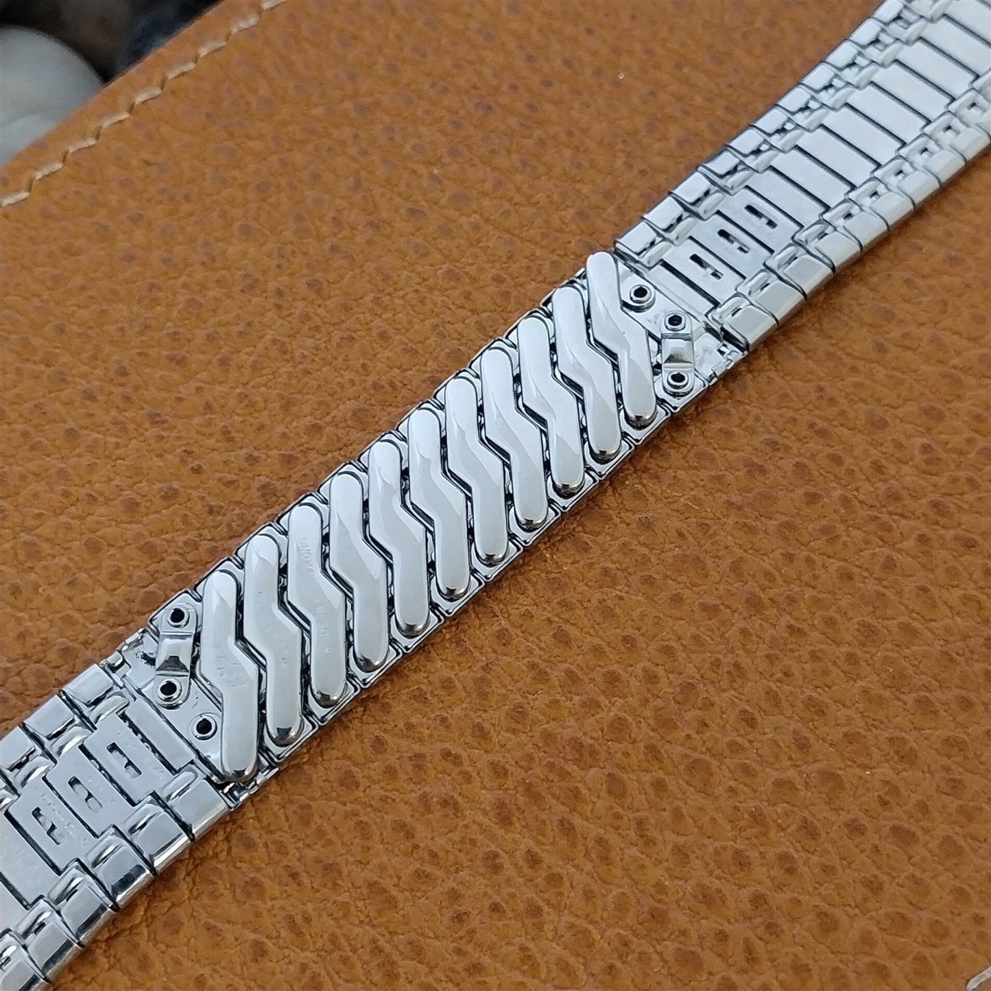 17.2mm 11/16 Stainless Steel Kreisler Stelux Unused 1960s Vintage Watch Band