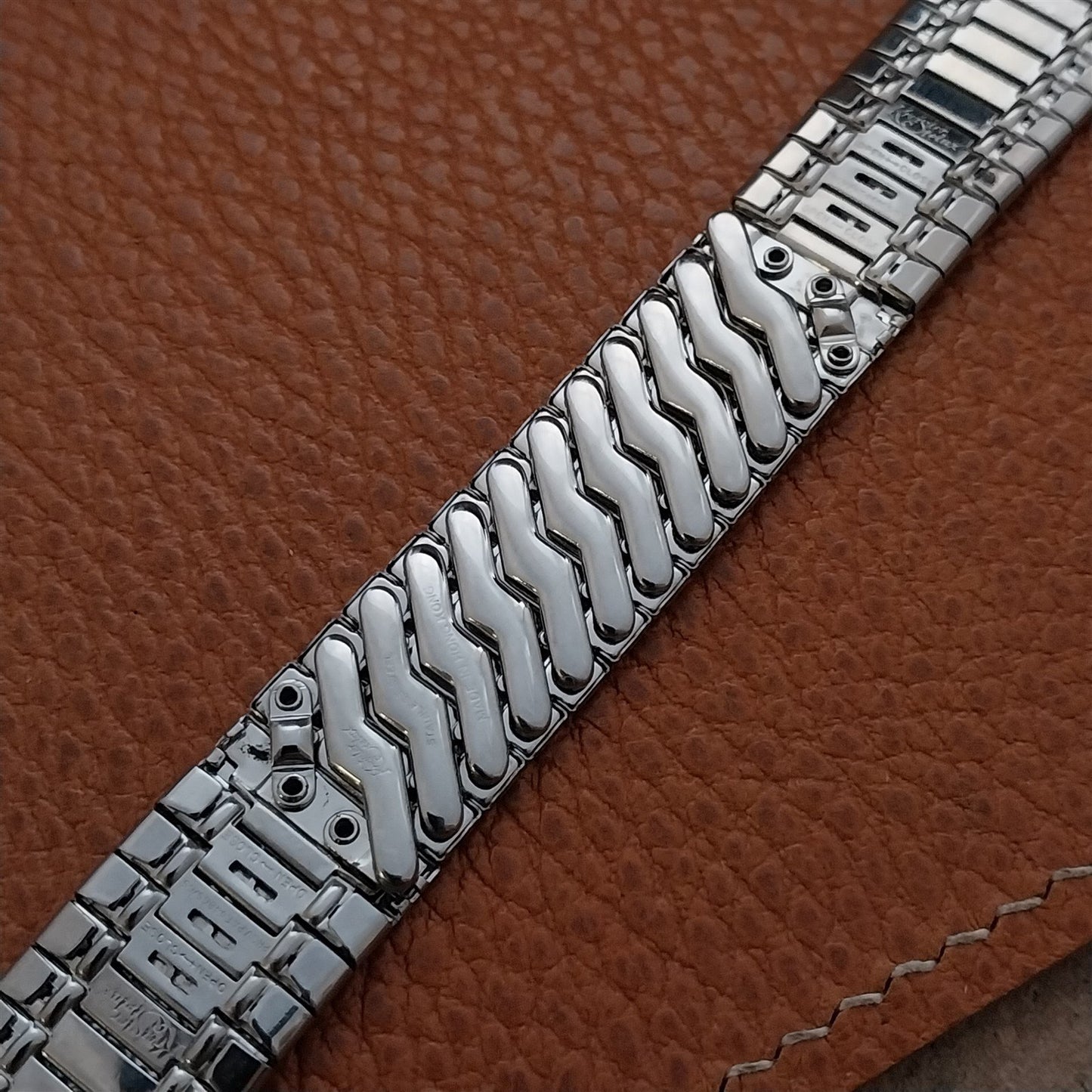 17.2mm 11/16 Stainless Steel Kreisler Stelux Unused 1960s Vintage Watch Band