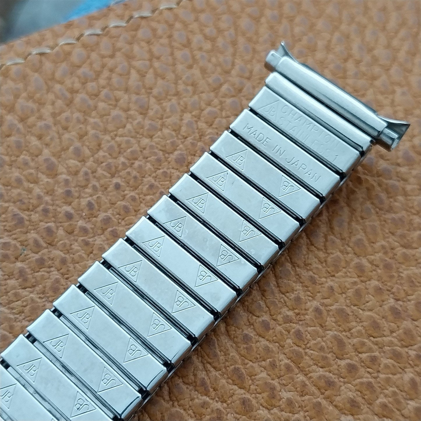 JB Champion Stainless Steel Expansion 1970s Vintage Watch Band 16mm 18mm 19mm