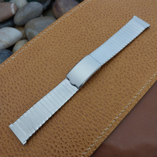 Vintage 1960s 19mm 18mm Stainless Steel Drema Unused Classic nos Watch Band