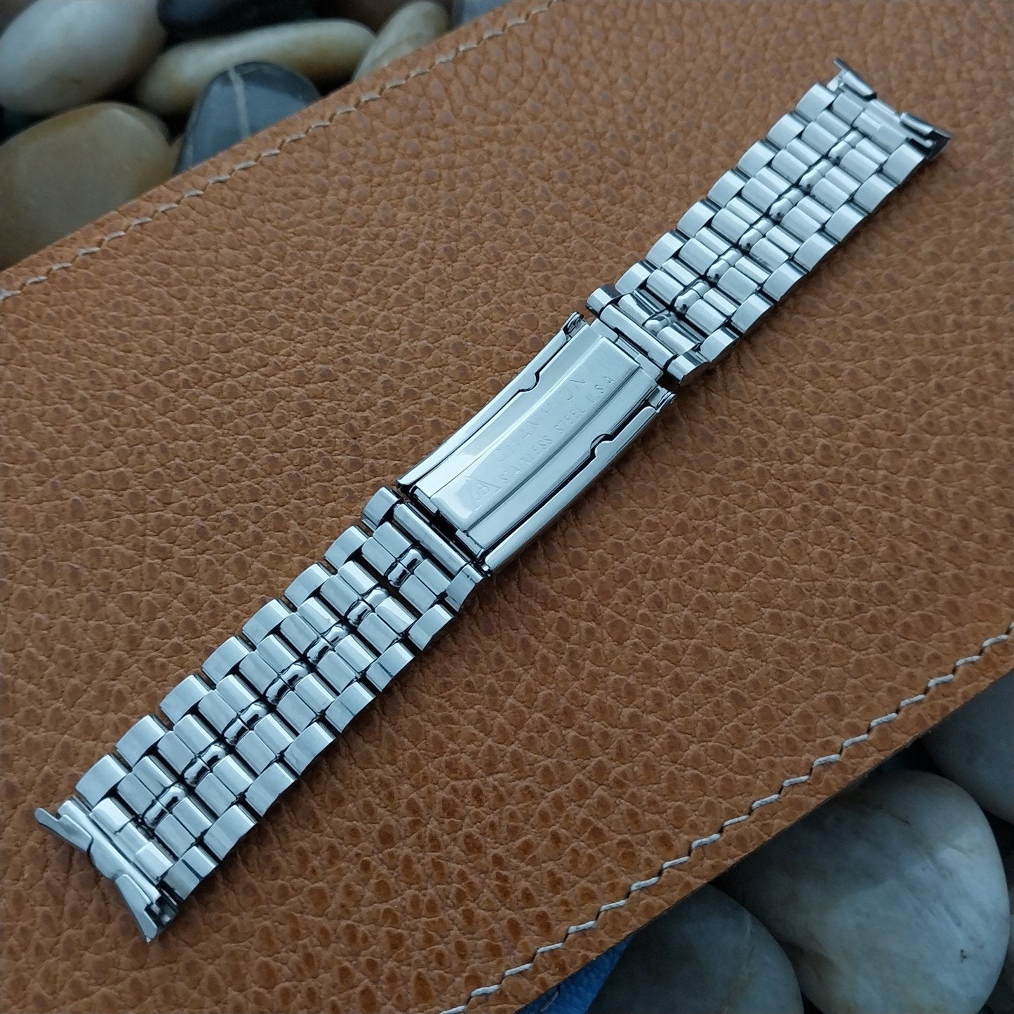17.2mm JB Champion Stainless Steel Short Viceroy Unused Vintage Watch Band