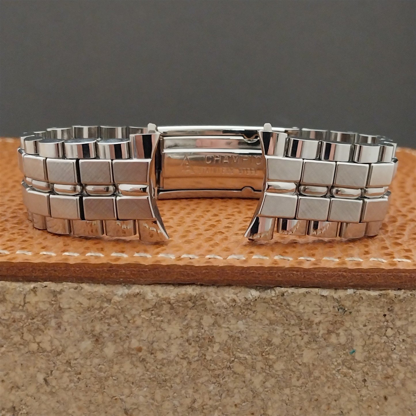 19mm JB Champion Stainless Steel Viceroy 1950s nos Vintage Watch Band