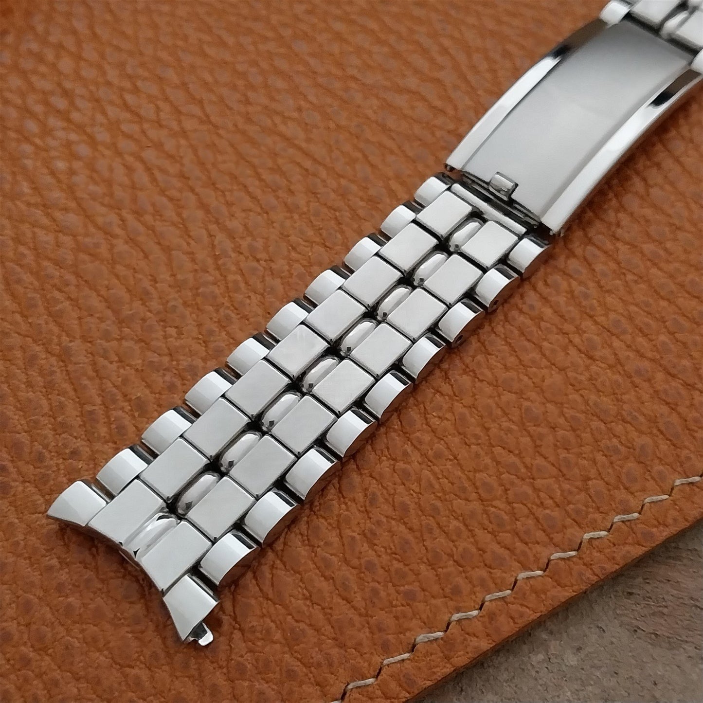 19mm JB Champion Stainless Steel Viceroy 1950s nos Vintage Watch Band