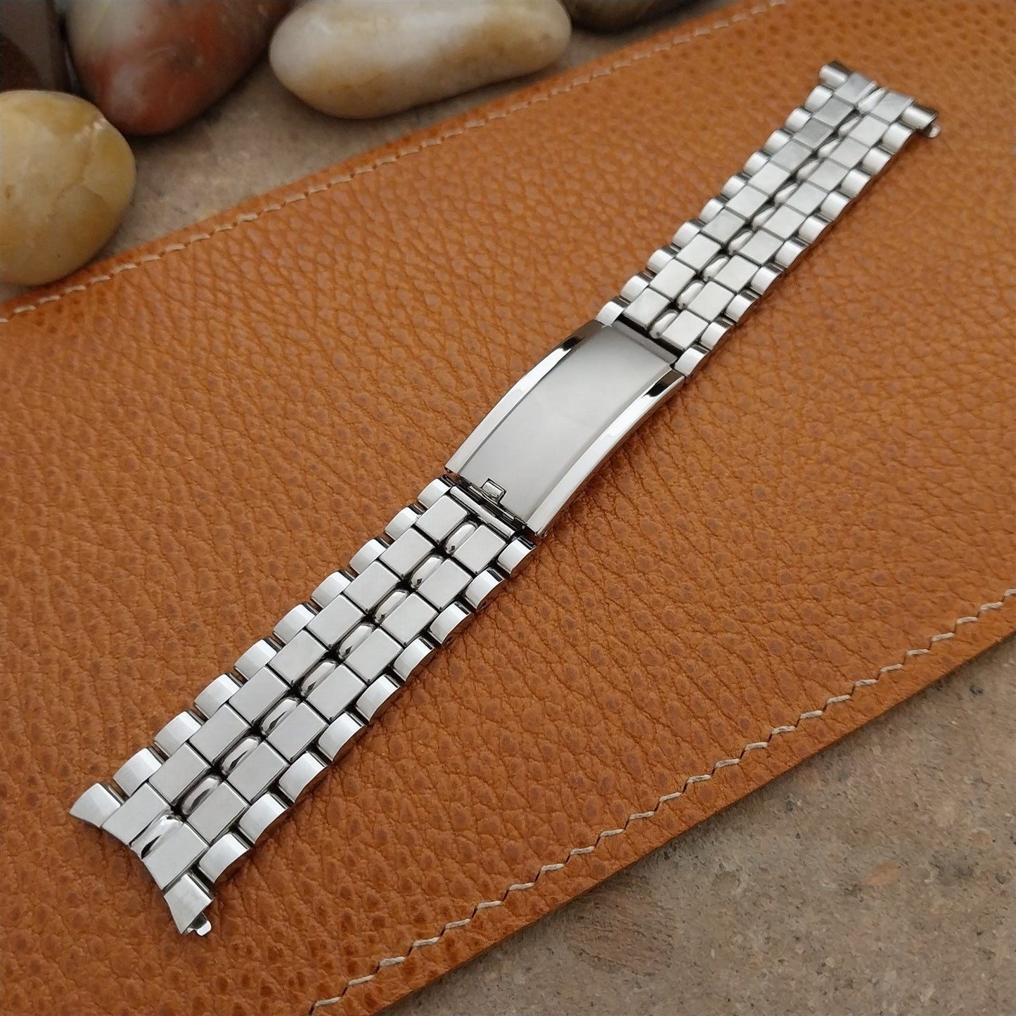 19mm JB Champion Stainless Steel Viceroy 1950s nos Vintage Watch Band