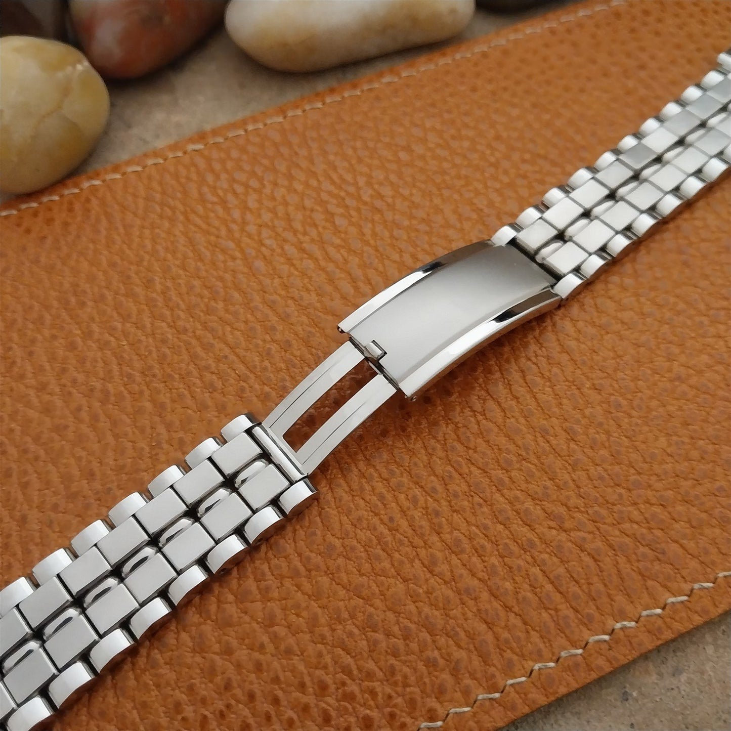 19mm JB Champion Stainless Steel Viceroy 1950s nos Vintage Watch Band