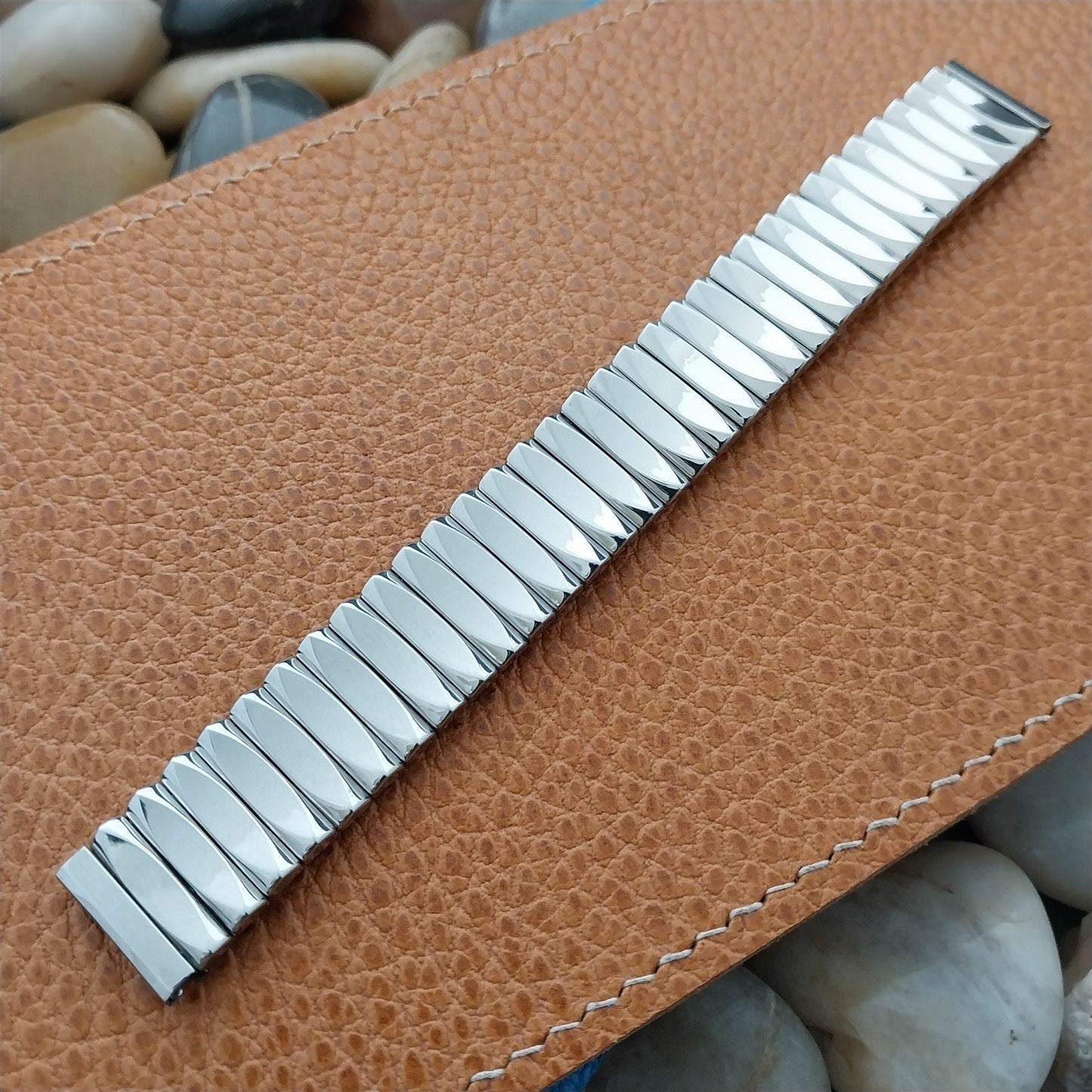 5/8" Baldwin Stainless Steel Expansion 1960s Vintage Watch Band