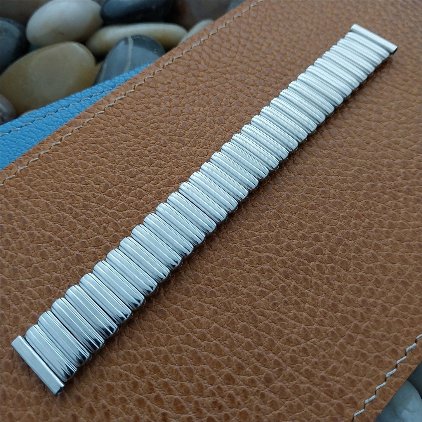 1940s Vintage Stainless Steel 5/8" Kestenmade Short Unused Classic Watch Band