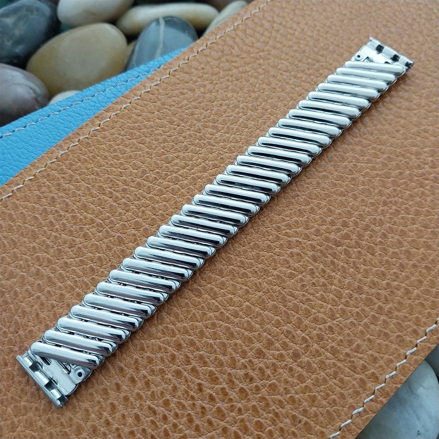 1940s Vintage Stainless Steel 5/8" Kestenmade Short Unused Classic Watch Band