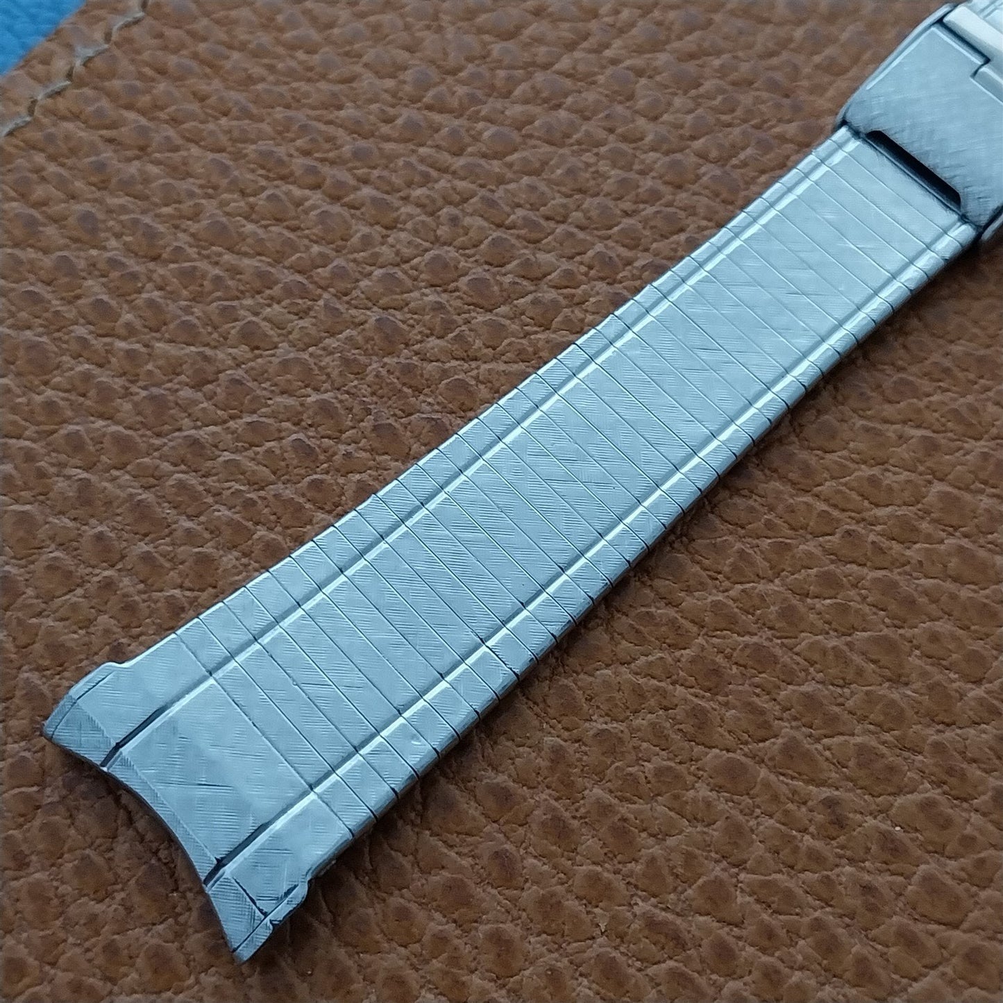 1970s 18mm-19mm Kestenmade USA Made Stainless Steel Unused Vintage Watch Band