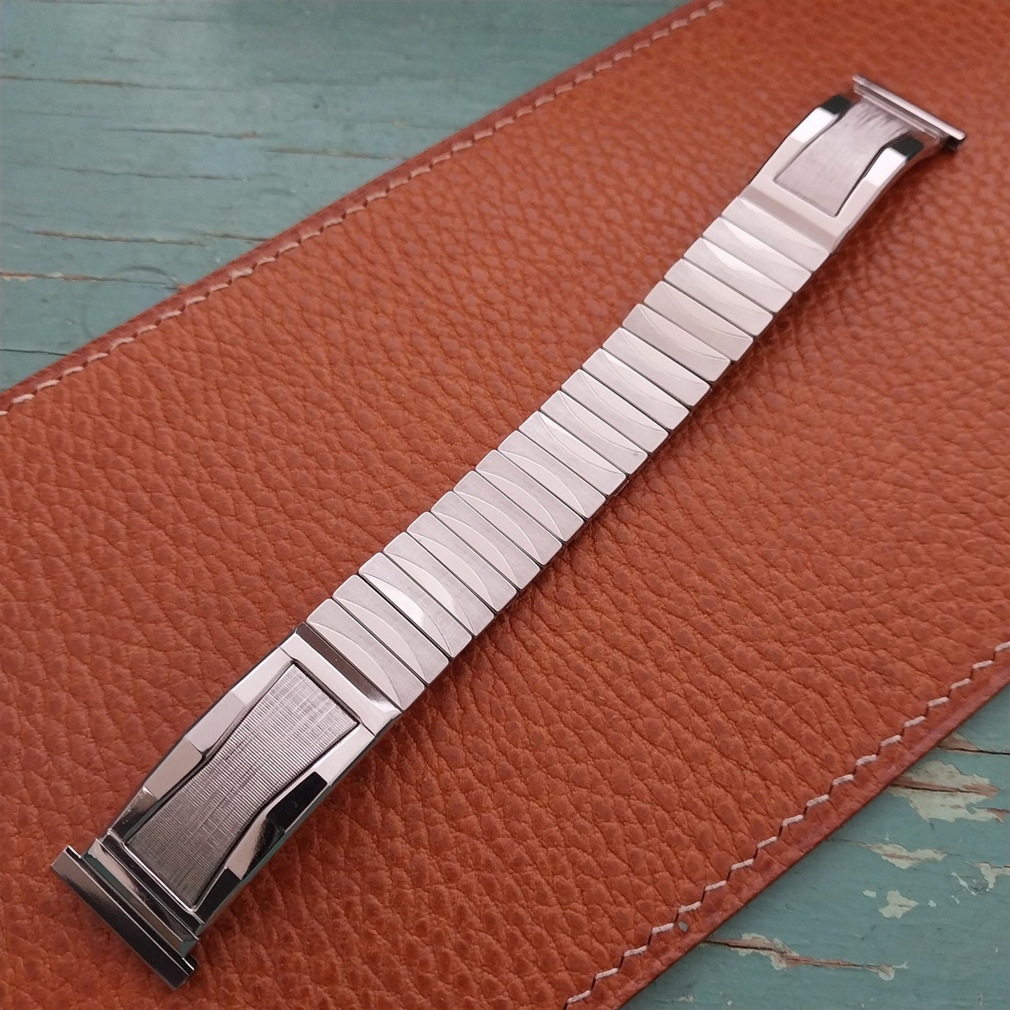 19mm 18mm mcm Gemex USA Stainless Steel nos Unused 1950s Vintage Watch Band